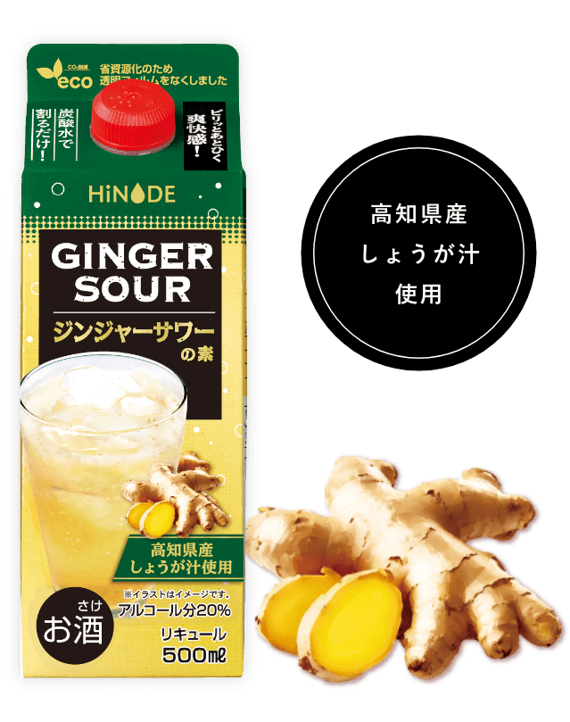 ジンジャーサワーの素