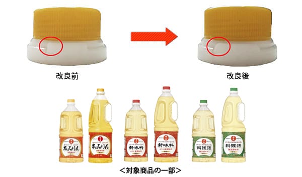 キャップ改良前・改良後