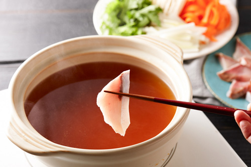 しょうがたっぷり鰤しゃぶ鍋