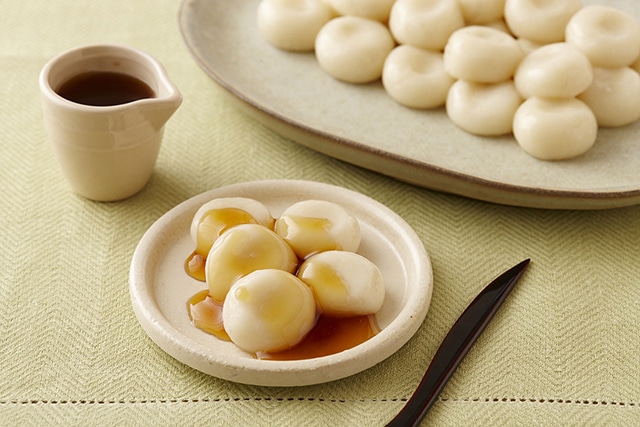 豆腐白玉のみたらしあん