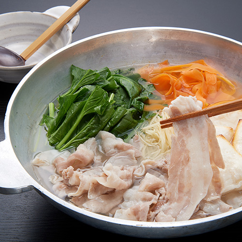 焼きもち入り常夜鍋