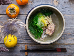 さば缶と白菜のしょうが鍋