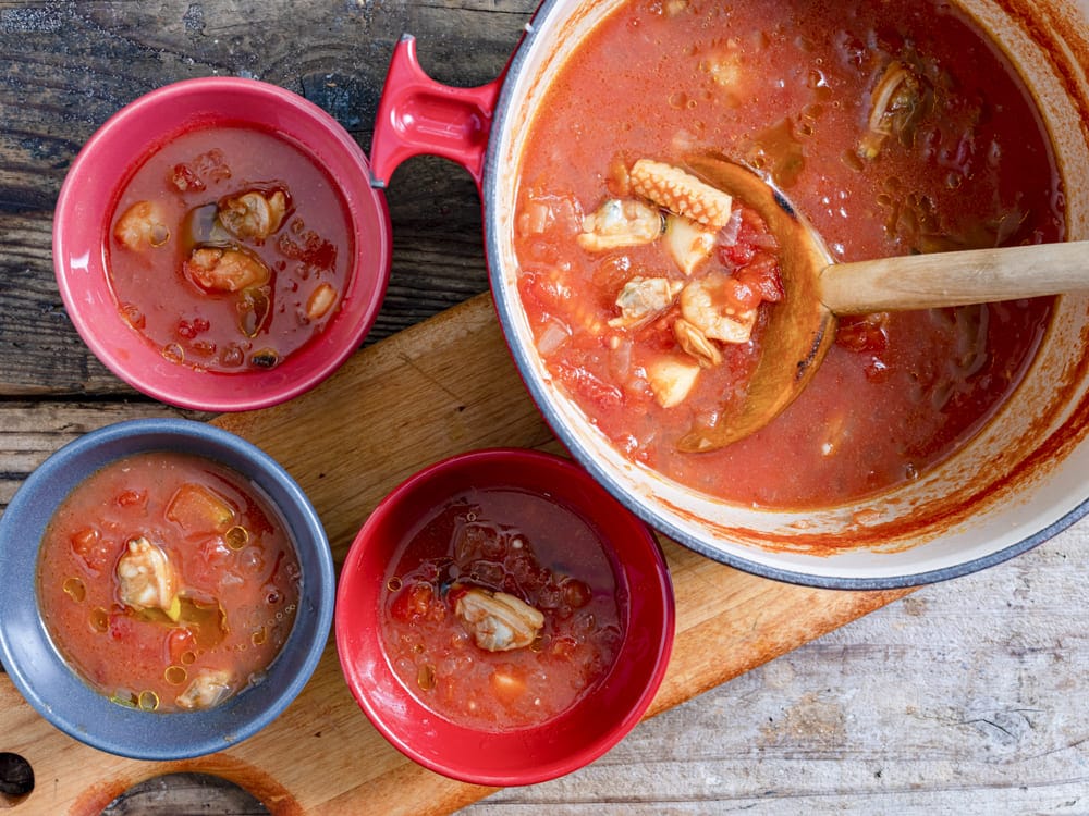 海鮮トマト鍋