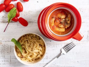 冷製魚介パスタ