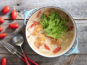 鶏からサラダ鍋