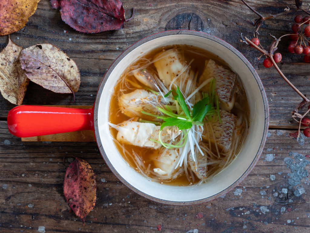 鯛茶漬け風鍋