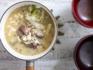 さば缶のみそ鍋