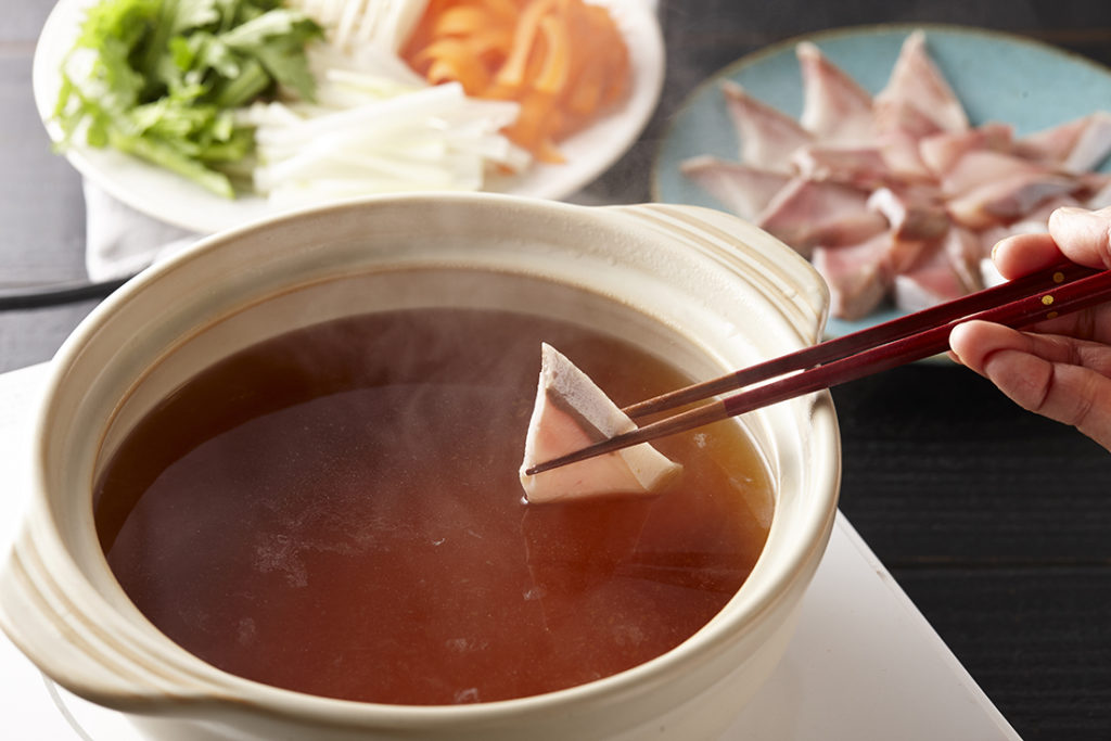 しょうがたっぷり鰤しゃぶ鍋