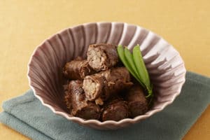 牛肉とごぼうの八幡巻き