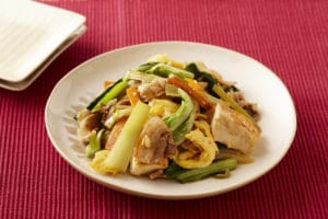 冬野菜のぽんずチャンプルー