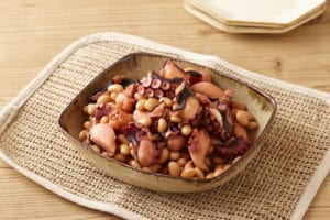 たこと大豆のぽんず柔らか煮