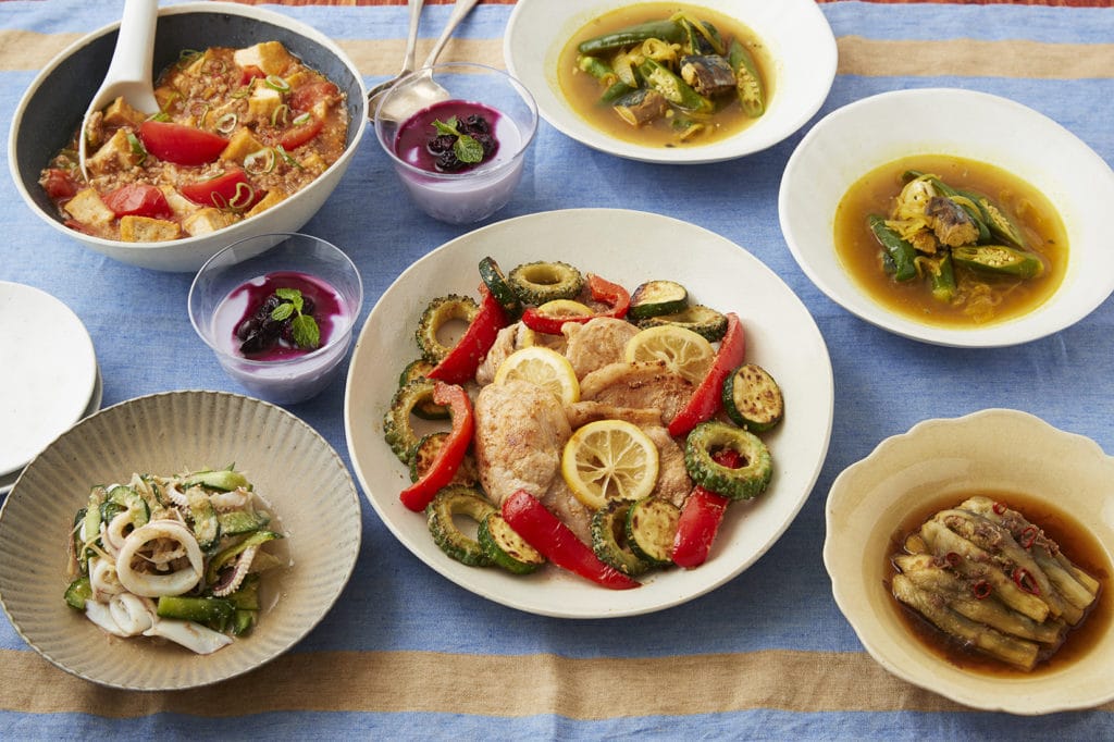 敬老の日にぴったり、糖質オフレシピを使った献立