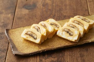 うなぎと豆腐の卵焼き