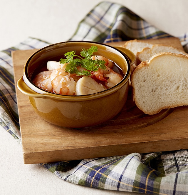 シーフードのオイル煮風マリネ