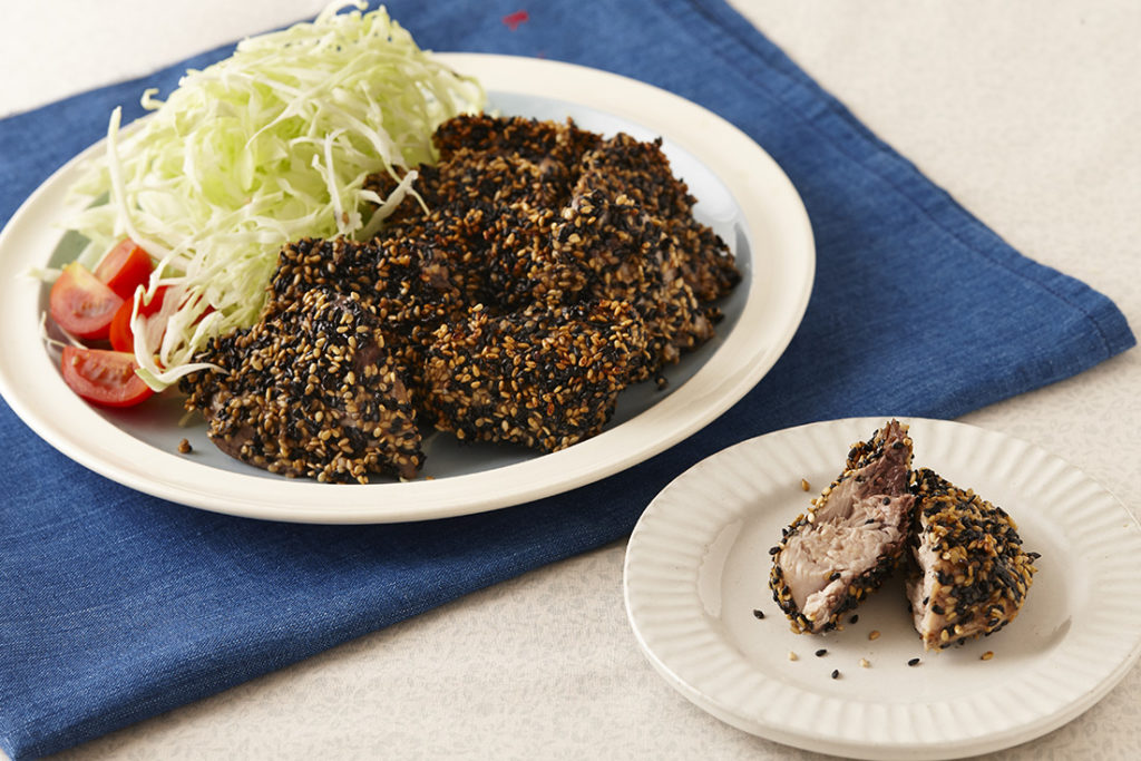 ぶりのごまカツ