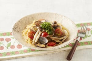 あさりのワンポット和風スパゲティー