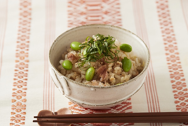 梅としょうがのおこわ