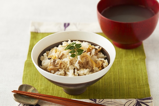 あさりの炊き込みご飯