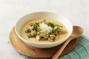 あさりの大鉢茶碗蒸し