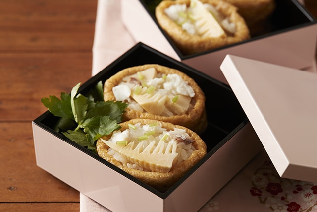 筍と鯛の逆さ稲荷