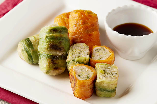 ベジ巻き蒸し餃子