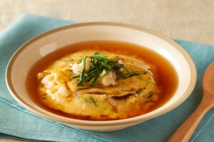 長芋入りふわふわ海老玉子