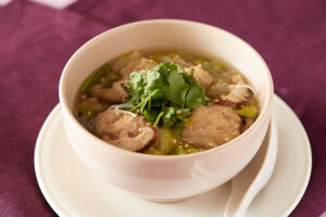 肉団子の中華スープ