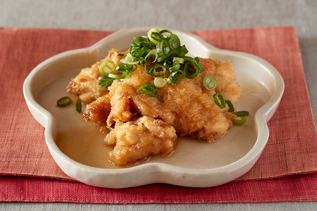鶏の唐揚げ風　おろしソース