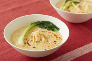 たっぷりもやしの担々スープ