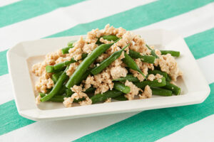 いんげんの肉みそ炒め