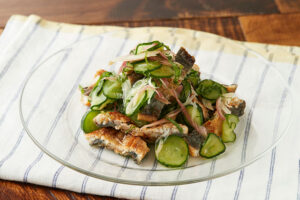 うなぎと香味野菜の甘酢和え