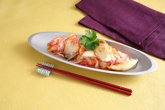 鰤と紅白なますのエスカベージュ