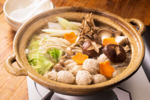 鶏つくねごま鍋