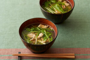 水菜のハリハリ汁