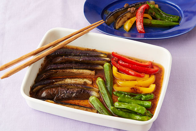 夏野菜の煮びたし