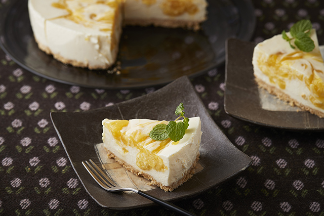 栗きんとんマーブルレアチーズ