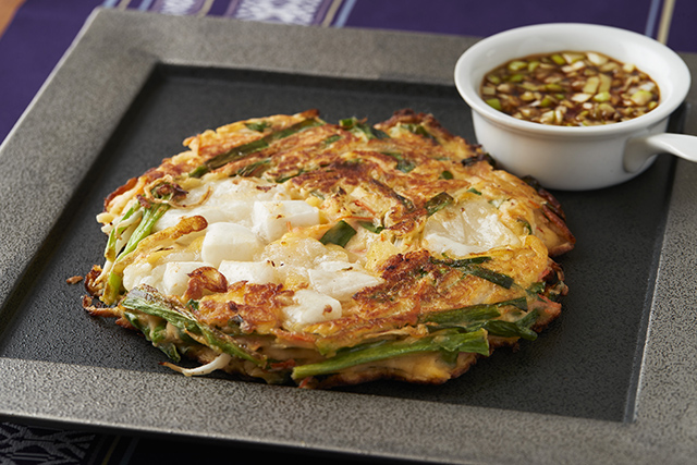 もちもちお餅チヂミ