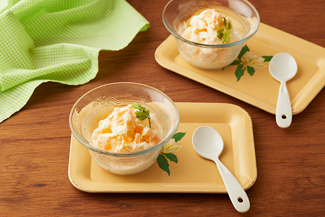 メロンフローズンヨーグルト