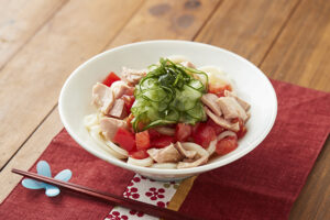 トマト冷やしうどん