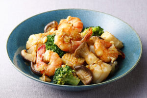 きのこたっぷり本格海鮮炒め