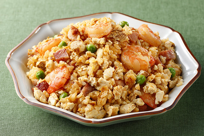 糖質オフ海老炒飯