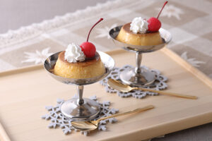 昔ながらの焼きプリン