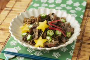 夜空の焼きそば