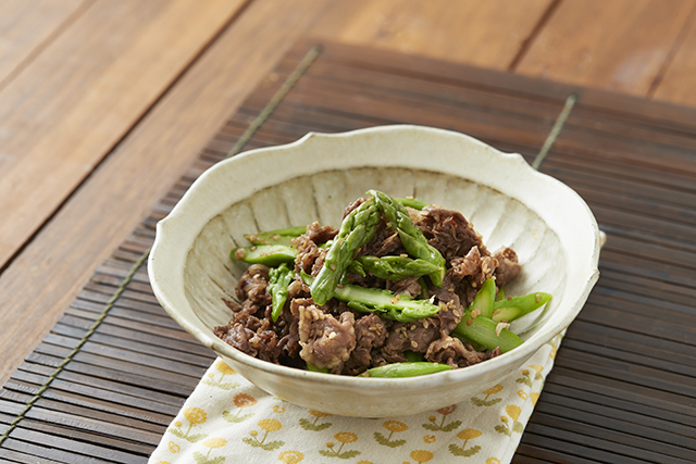アスパラと牛肉の佃煮